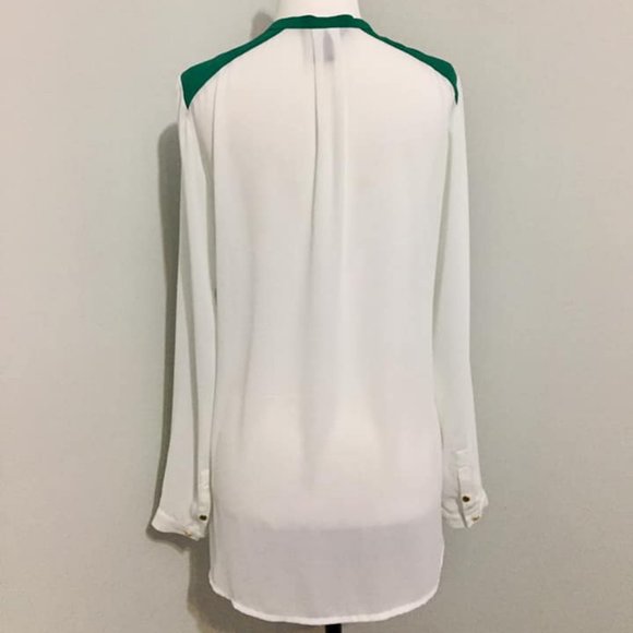 🍒5/$20🍒H&M Colourful Print Sheer Blouse - Picture 5 of 7